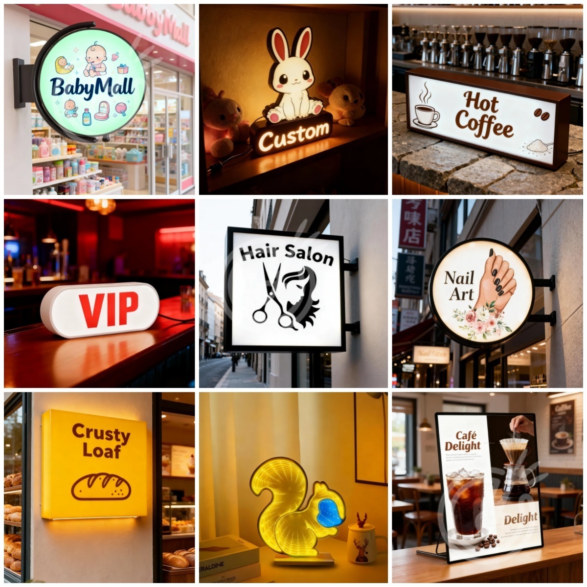 Neon Sign Led Custom - لافتات أكريليك مخصصة، حروف مضيئة LED،