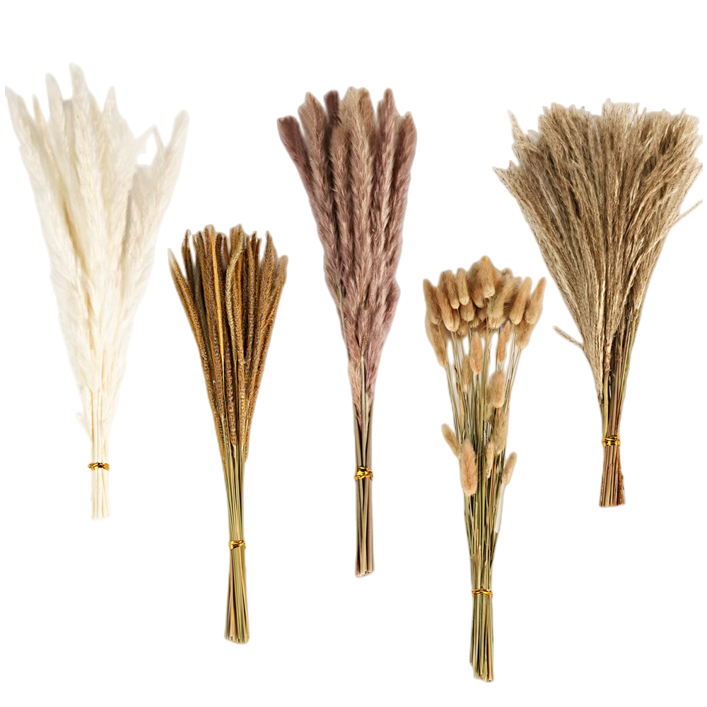 Dried Flower Bouquet - باقة زهور مجففة مختلطة بتصميم عتيق