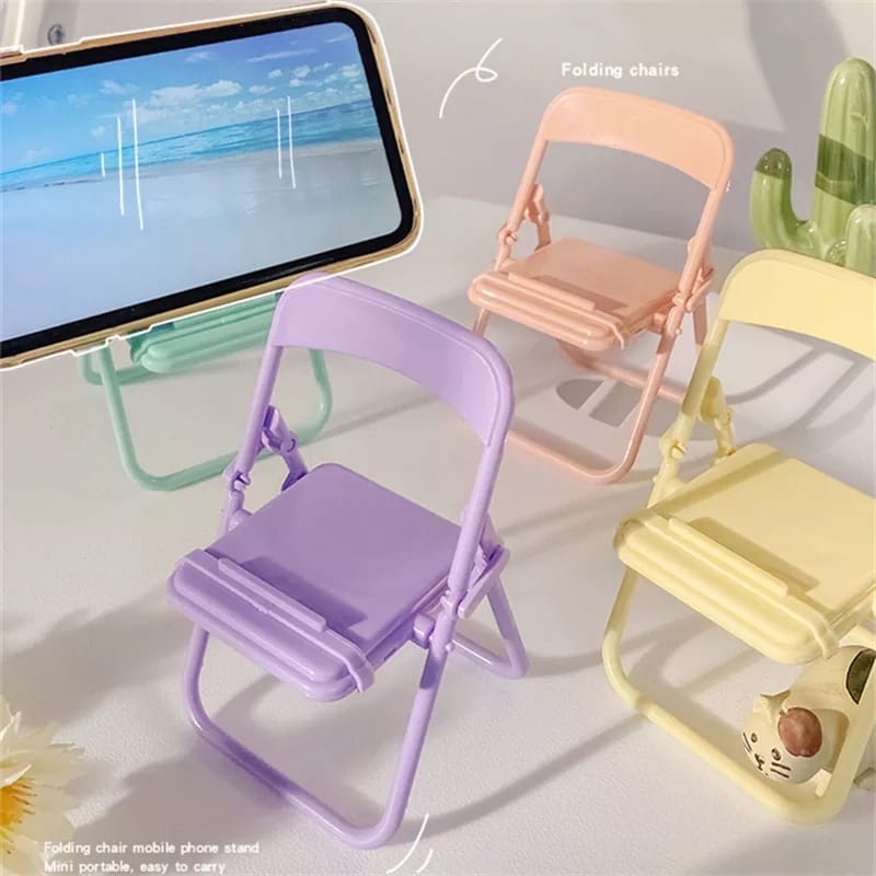 Home Decor Company - حامل هاتف على شكل كرسي لطيف،