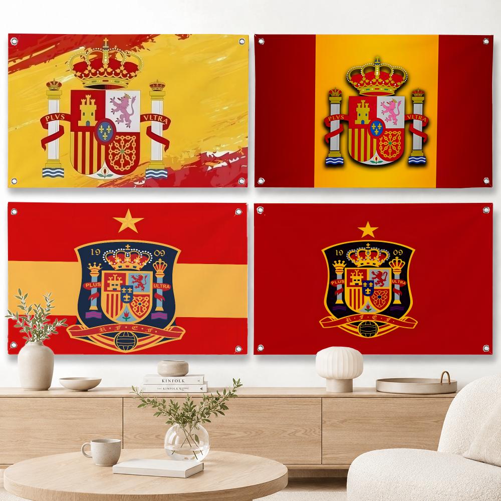 Home Decor Locations - علم إسبانيا لتزيين المنزل والحديقة -