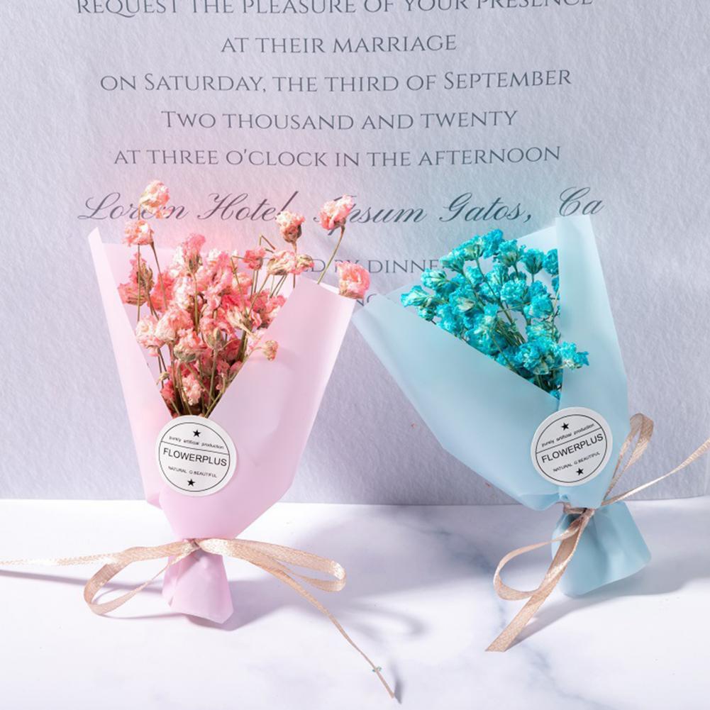 Dried Flower Bouquet - باقة جيبسوفيلا صناعية ، بانيكولاتا ،