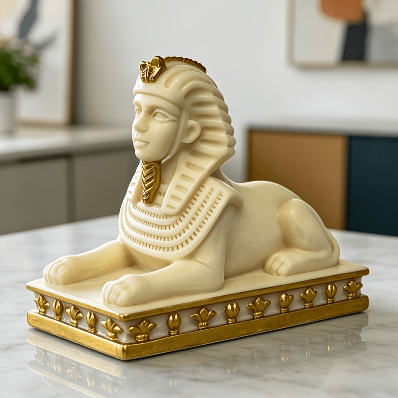 Home Decor Egypt - تمثال أبو الهول المصري المطلي بالذهب