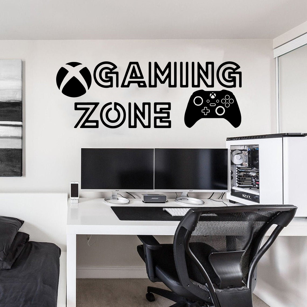 Home Decor Xbox Games - منطقة ألعاب كبيرة لجهاز تحكم في