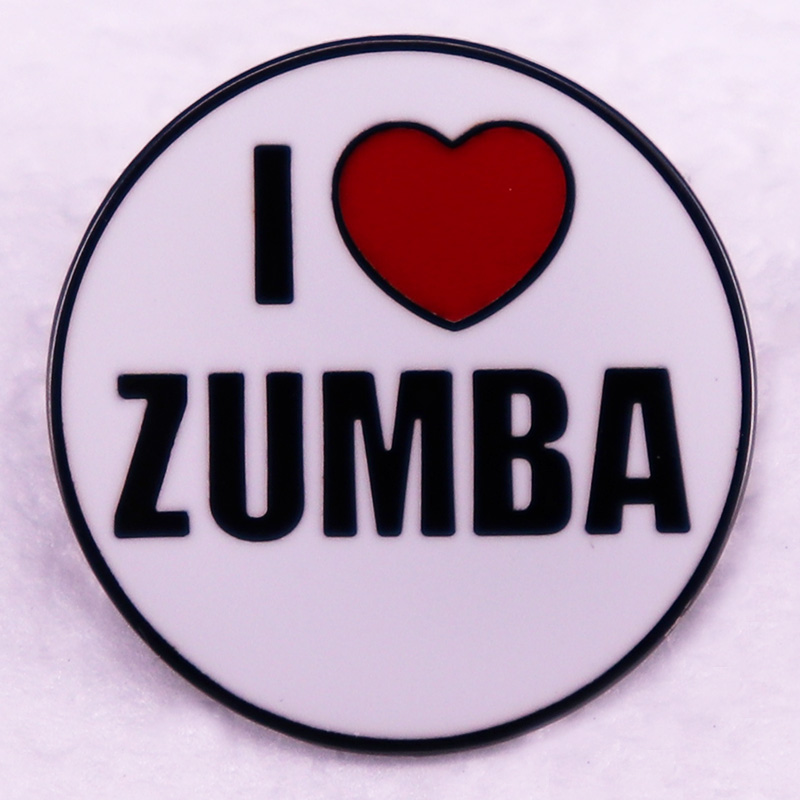 Home Decor Zambia - أنا أحب Zumba المينا دبوس متعة