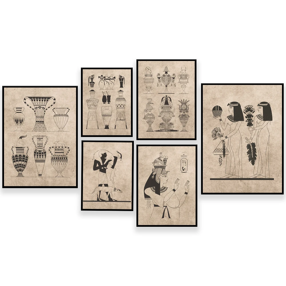 Vintage ancient egypt poster,  - مراجعة Home Decor Egypt وسعره