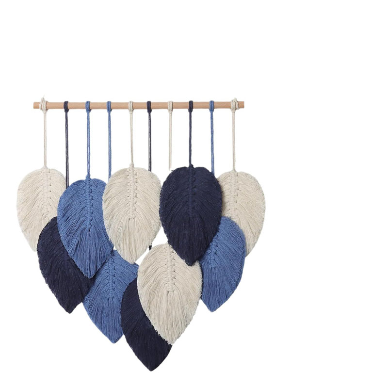 نسيج حبل قطني مصنوع يدويًا من  - مراجعة Macrame Wall Hanging وسعره