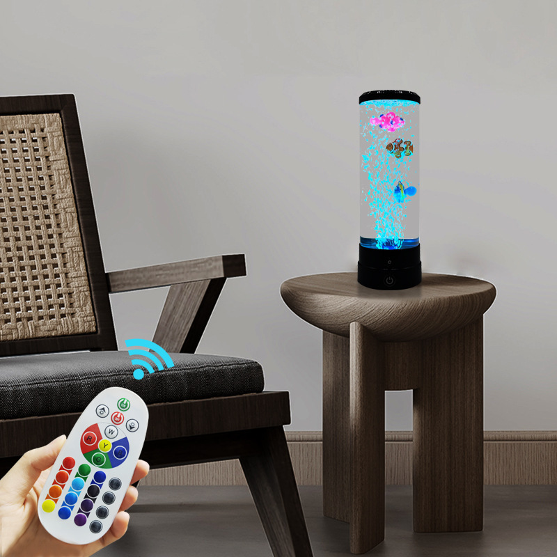 سمكة فقاعية LED متعددة الألوان - مراجعة Home Decor Company وسعره