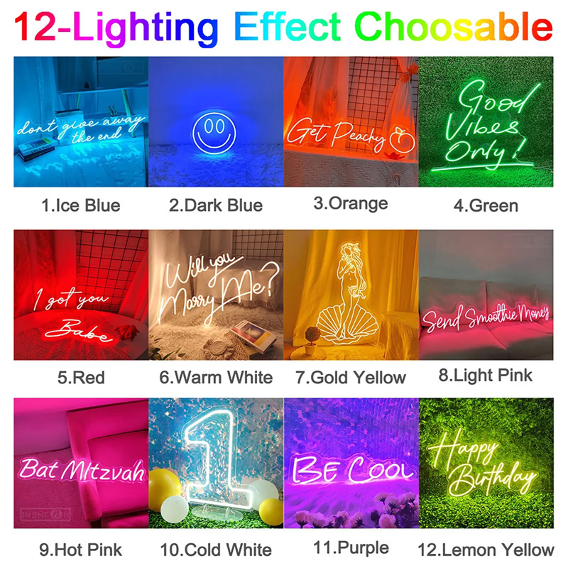 لافتة نيون مخصصة بالاسم مع إضا - مراجعة Neon Sign Led Custom وسعره