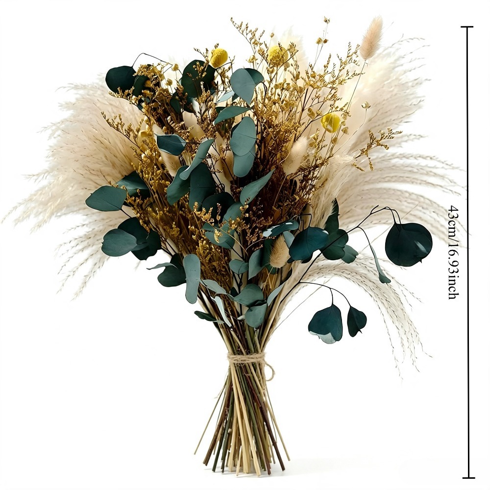 باقة عشب البامباس المجفف الطبي - مراجعة Dried Flower Bouquet وسعره