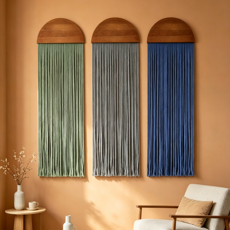 قطعة ديكور جدارية منسوجة يدويً - مراجعة Macrame Wall Hanging وسعره