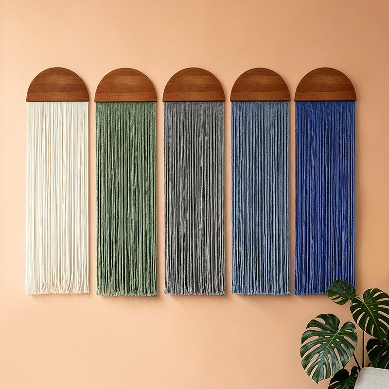 قطعة ديكور جدارية منسوجة يدويً - مراجعة Macrame Wall Hanging وسعره