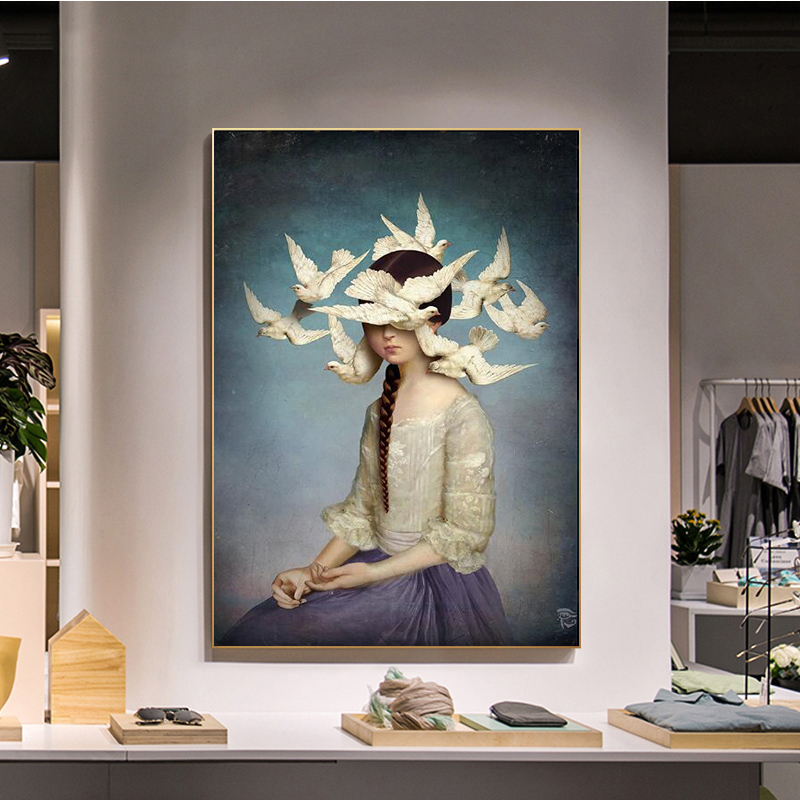 لوحة فنية عصرية بدون إطار على  - مراجعة Home Decor Niche وسعره