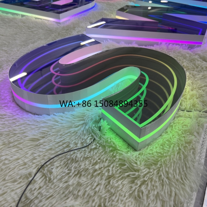لوحة إضاءة LED بتأثير RGB ثلاث - مراجعة Neon Sign Led Custom وسعره