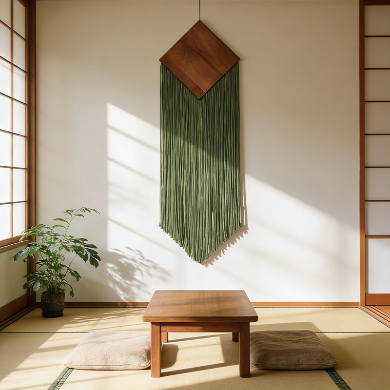 لوحة جدارية منسوجة من حبل القط - مراجعة Macrame Wall Hanging وسعره