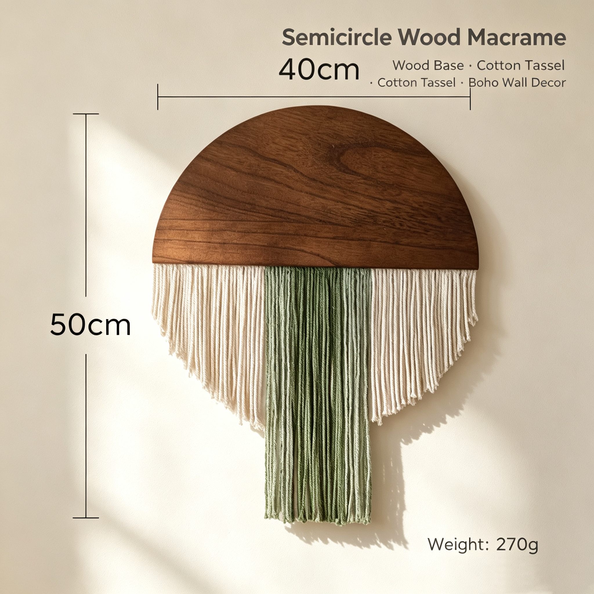 ديكور جداري بوهيمي من الماكرام - مراجعة Macrame Wall Hanging وسعره