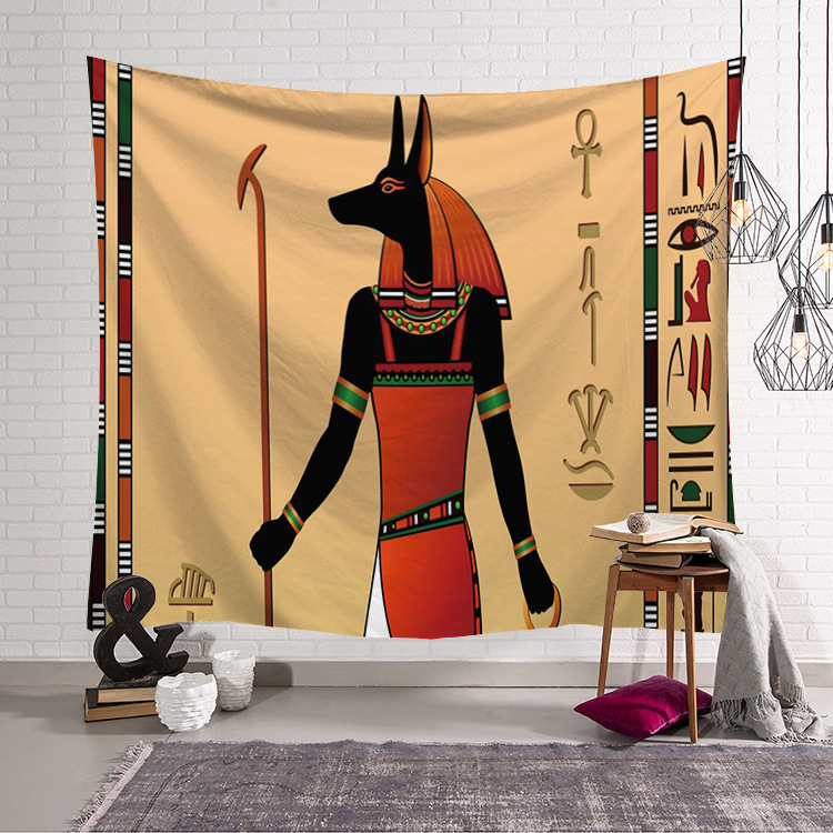 نسيج جداري مصري قديم أصفر اللو - مراجعة Home Decor Egypt وسعره