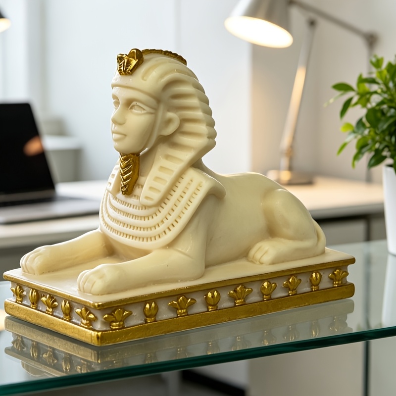 تمثال أبو الهول المصري المطلي  - مراجعة Home Decor Egypt وسعره