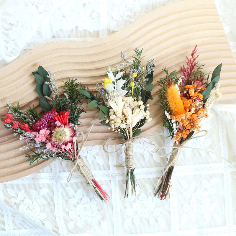 باقة زهور مجففة طبيعية صغيرة م - مراجعة Dried Flower Bouquet وسعره