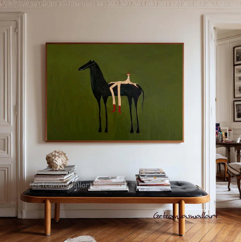 لوحة فنية جدارية حديثة بتصميم  - مراجعة Home Decor Niche وسعره