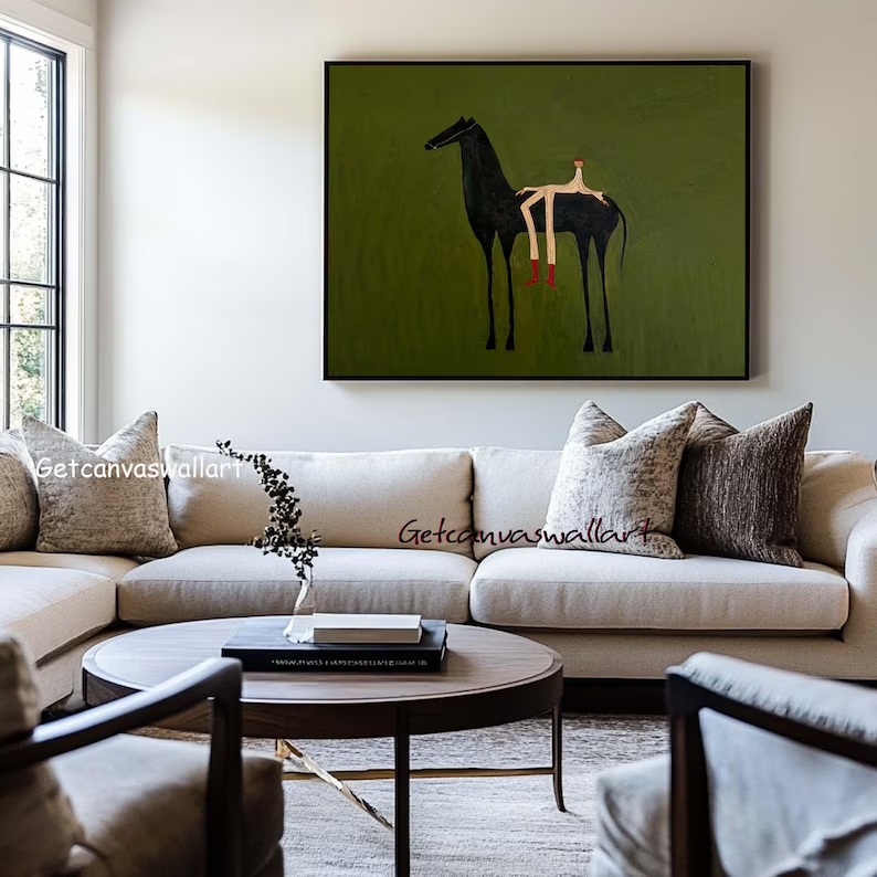 لوحة فنية جدارية حديثة بتصميم  - مراجعة Home Decor Niche وسعره