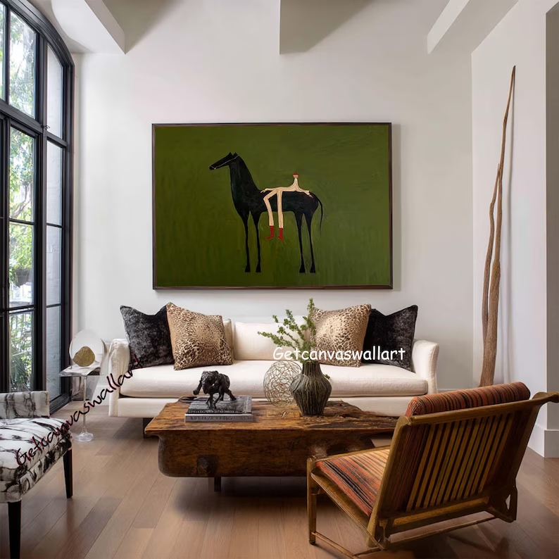 لوحة فنية جدارية حديثة بتصميم  - مراجعة Home Decor Niche وسعره