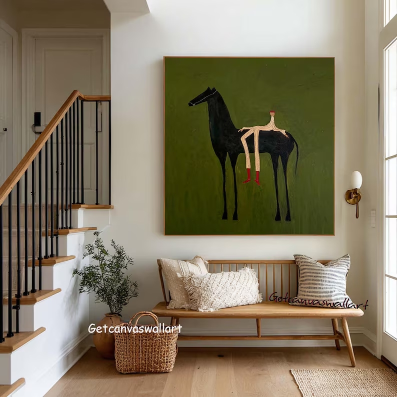لوحة فنية جدارية حديثة بتصميم  - مراجعة Home Decor Niche وسعره