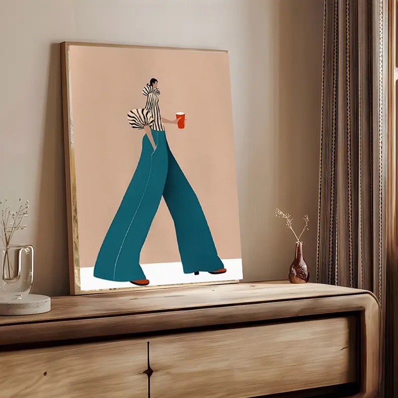 المألوف السراويل الزرقاء امرأة - مراجعة Home Decor Niche وسعره